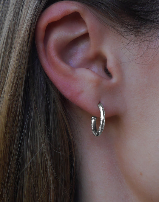 Scribe Hoops Silver