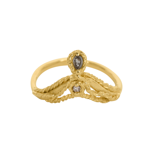 Stacks of Diamonds Ring