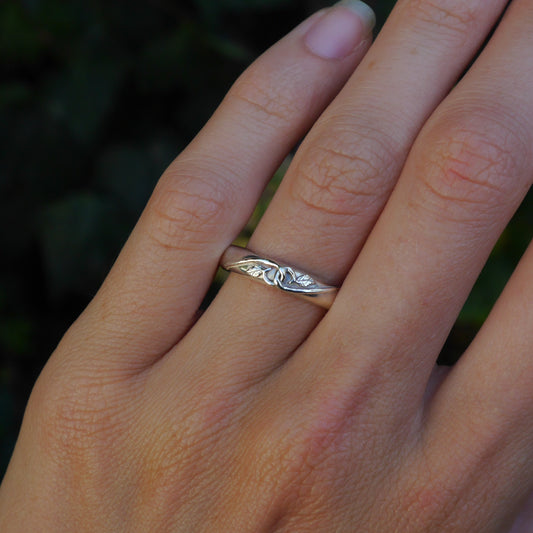 Tethered Ring Silver
